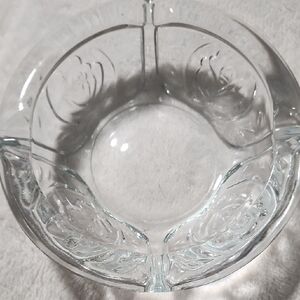 Elegant Clear Glass Ashtray